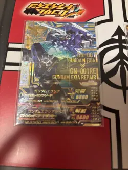 Gundam TryAge Gundam Exia Trading Card Rare Individual Card - Image 1