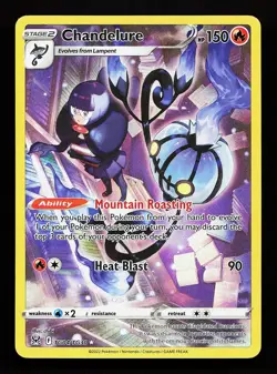 Chandelure TG04/TG30 Lost Origin Trainer Gallery Pokemon Card - Image 1