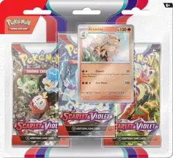 Pokemon - TCG - Scarlet & Violet Three Pack Booster Blister - Image 2