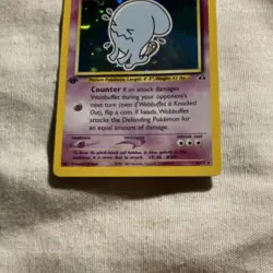 Wobbuffet Neo Discovery 16/75 Rare Holo Pokemon Card 90 HP Psychic 2001 - Image 5