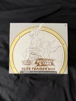 Brilliant Stars Elite Trainer Box Factory Sealed Pokemon Sword & Shield ETB - Image 1