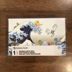 NEW SEALED Pokemon TCG Great Wave Pikachu & Friends Double Deck Box - Image 1