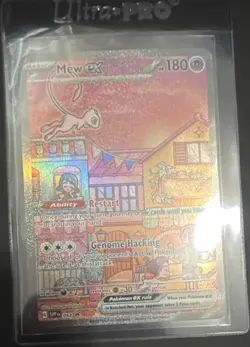 The Pokemon Company Mew EX 053 SVP Black Star Promo Full Art Holo EX 180 HP - Image 1