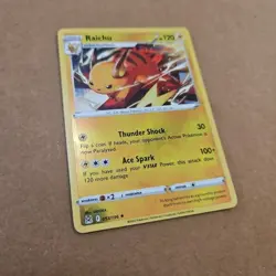 Pokemon Raichu 053/196 Swsh11: Lost Origin Reverse Holo NM TCG CCG - Image 2