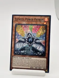 Yu-Gi-Oh! Elfnote Power Patron BPRO-EN013 Super Rare 1st Ed. - Image 1