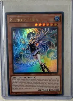 Yugioh Elfnote Tinia BPRO-EN011 Ultra Rare 1st Edition NM - Image 1