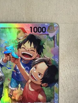 Ace & Sabo & Luffy Foil Carrying On His Will Super Rare OP13-007 One Piece CCG - Image 4