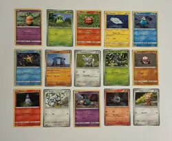 Pokemon Illustrator Yuka Morii - Clay Pokemon Art - 15 NM/LP Card Lot - Image 1