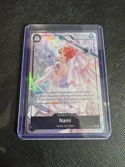 One Piece Chinese Card Adventure on Kami's Island Nami OP15-086 SR Alt Art - Image 1