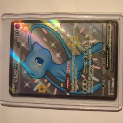 Shiny Mew 216/091 Holo Ultra Rare Full Art Pokemon Cards TCG Paldean Fates NM - Image 1