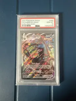 Pokemon Card Umbreon VMAX 095/203 Evolving Skies Ultra Rare Full Art PSA 10 - Image 1