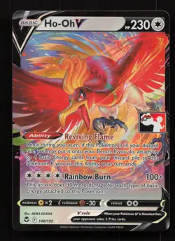 Ho-Oh V 140/195 Ultra Rare Prize Pack Series Cards NM 2022 - Image 1