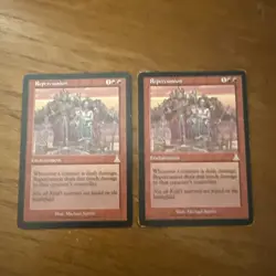 MTG - 2x Repercussion Urza's Destiny - Regular LP/HP - Image 1