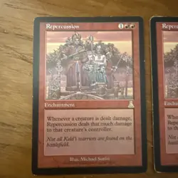 MTG - 2x Repercussion Urza's Destiny - Regular LP/HP - Image 2
