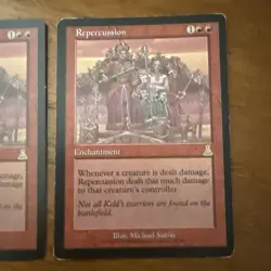 MTG - 2x Repercussion Urza's Destiny - Regular LP/HP - Image 3