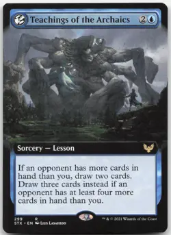 Teachings of the Archaics (EXTENDED ART) 299 STX Strixhaven: School of Mages NM - Image 1