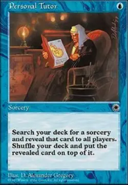 MTG Personal Tutor, Portal, Moderately Played, English - Image 1