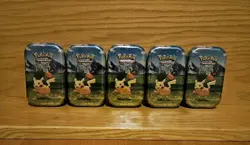 Ascended Heroes Pokemon TCG Mini Tins Pikachu & Tepig New Factory Sealed Lot X 5 - Image 1