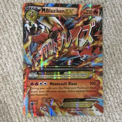 Pokemon Mega Blaziken EX XY Promos XY86 210 HP Promo Holo Card - Image 1