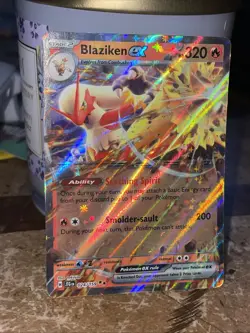 Pokemon TCG Blaziken EX Holo Ultra Rare Card Journey Together 024/159 NM - Image 1