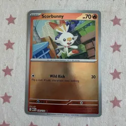 Scorbunny 026/132 Mega Evolution Reverse Holo Pokemon TCG Card - Image 1