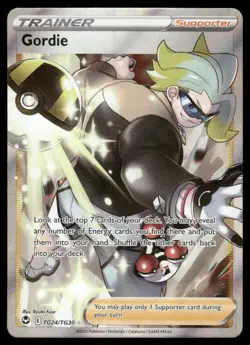 Pokemon Cards Gordie TG24/TG30 Silver Tempest Trainer Gallery Rare Ultra NM - Image 1