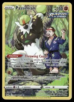 Pokemon Cards Passimian TG08/TG30 Silver Tempest Trainer Gallery Holo NM *3 - Image 1