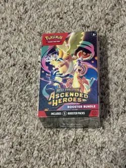 Pokemon TCG Mega Evolution Ascended Heroes Booster Bundle Sealed 6 Packs NEW - Image 1