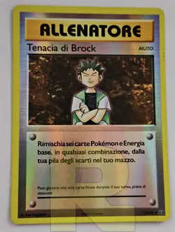 Tenacia di Brock ® Evoluzioni 74/108 ® Reverse Holo Foil ® Pokemon Italiano Good - Image 1