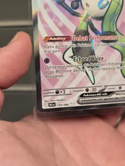 Meloetta ex 159/086 SV: Black Bolt Ultra Rare Pokemon TCG NM - Image 5