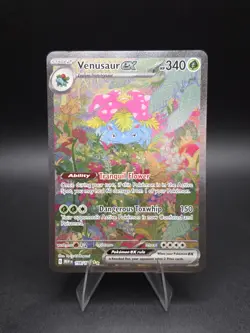 Pokemon Scarlet & Violet 151 Venusaur ex 198/165 Holo Special Illustration Rare - Image 1