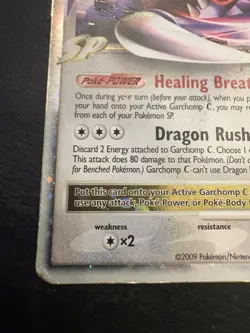 Pokemon TCG Garchomp C LV.X DP46 Holo Diamond and Pearl Promo - Image 5