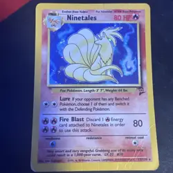 Pokemon TCG Ninetales Base Set 12/102 Holo - Image 1