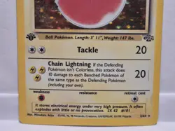 Electrode 02/64 Jungle Holo 1st Edition Pokemon Damaged - Image 4