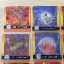 1999 Artbox Pokemon Action Flipz - Premier Edition Assorted Lot & 2x TCG Coins - Image 2