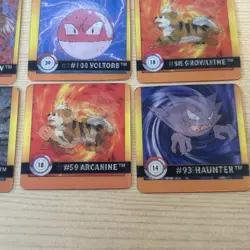 1999 Artbox Pokemon Action Flipz - Premier Edition Assorted Lot & 2x TCG Coins - Image 4