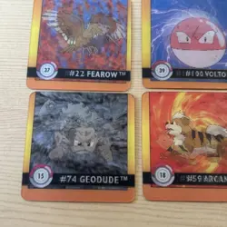 1999 Artbox Pokemon Action Flipz - Premier Edition Assorted Lot & 2x TCG Coins - Image 5