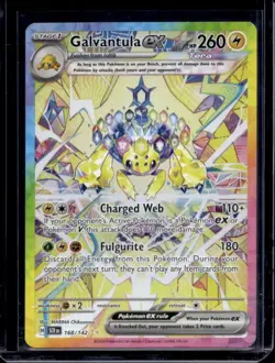168/142 Galvantula EX Special Illustration Rare Pokemon Stellar Crown - Image 1