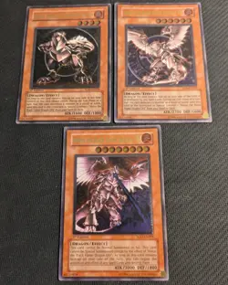 Yugioh Horus the Black Flame Dragon LV4/LV6/LV8 SOD-EN008 1st Ultimate Rare Set! - Image 1