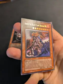 Yugioh Horus the Black Flame Dragon LV4/LV6/LV8 SOD-EN008 1st Ultimate Rare Set! - Image 3
