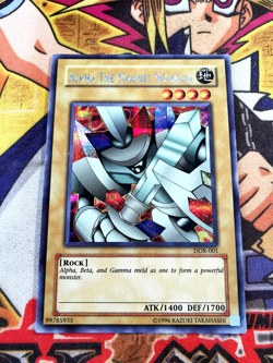 Alpha The Magnet Warrior dor-001 (NM+) Secret Rare Yu-Gi-Oh! - Image 1