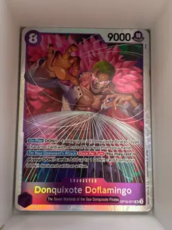 OP10-071 Donquixote Doflamingo English SR One Piece TCG Card Game - Image 1