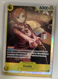 OP09-103 Koala English SR One Piece TCG Card Game - Image 1