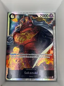 OP02-099 Sakazuki English SR One Piece TCG Card Game - Image 1