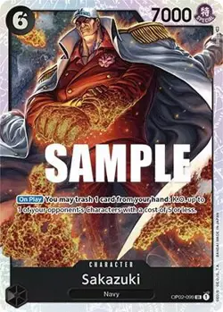 OP02-099 Sakazuki English SR One Piece TCG Card Game - Image 2