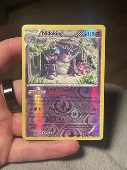Nidoking 45/114 XY - Steam Siege Reverse Holo Pokemon card - Image 1