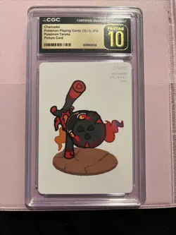 ✨✨ CGC 10 PRISTINE 2025 TARUKA POKEMON PLAYING CARDS Charcadet Picture Card - Image 1