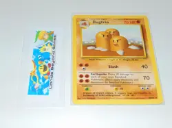 Pokemon Cards Dugtrio Stage 1 19/102 Fossil Trading Card Game TCG Vintage 1999 - Image 1