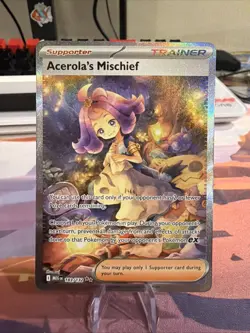 Acerola's Mischief Special Illustration Rare Pokemon Mega Evolution Card 183/132 - Image 1