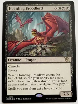 MTG Hoarding Broodlord - March of the Machine - NM - Image 1